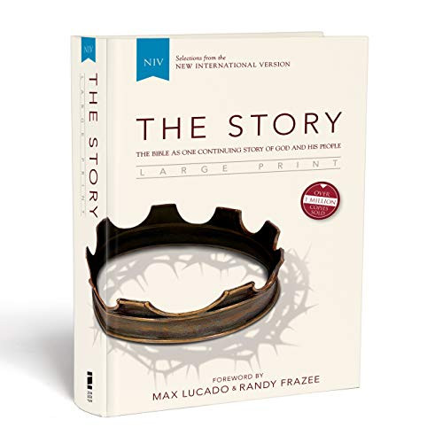 NIV, The Story, Large Print, Hardcover (The Bible as One Continuing Story of God and His People) by  Zondervan, 9780310433873