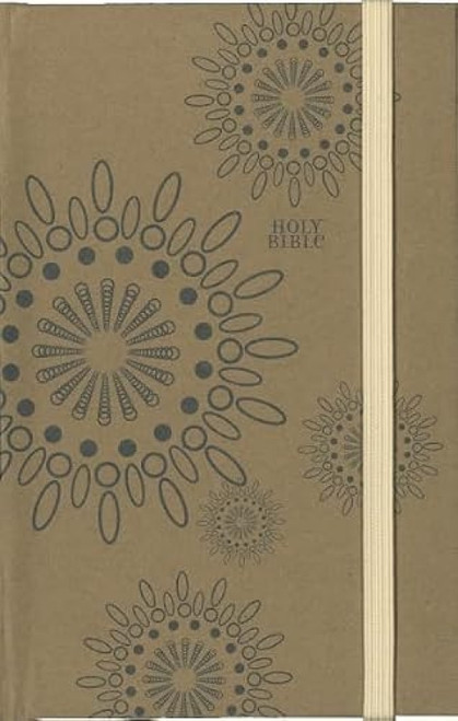 NIV, Thinline Craft Collection Bible, Hardcover, Tan/Blue, Red Letter Edition by  Zondervan, 9780310440987