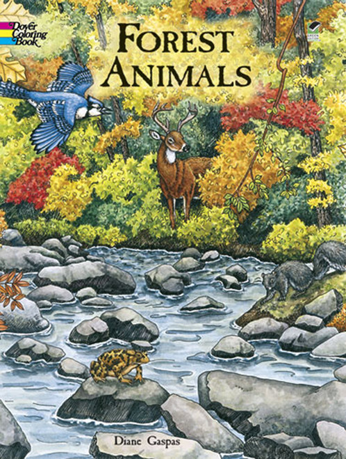 Forest Animals Coloring Book by Dianne Gaspas, 9780486413167