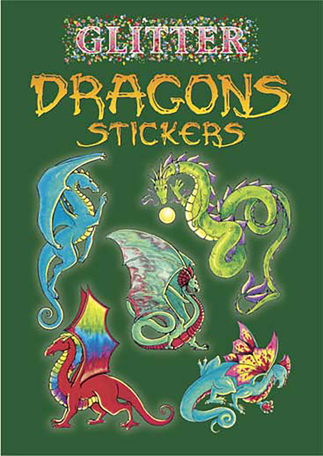 Glitter Dragons Stickers (Miniature Edition) by Christy Shaffer, 9780486441078