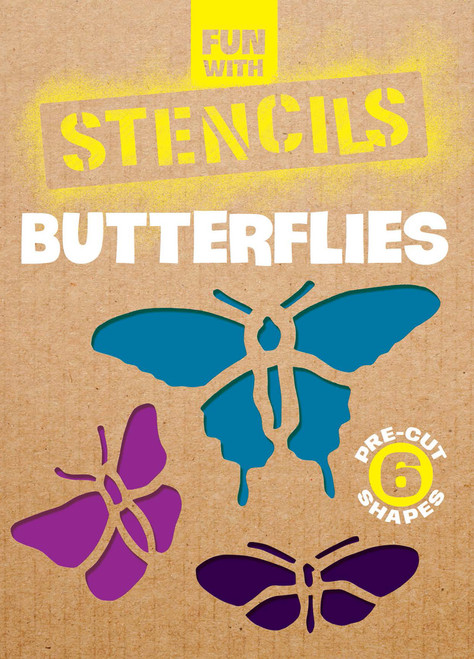 Fun with Stencils: Butterflies (Miniature Edition) by Sue Brooks, 9780486295015
