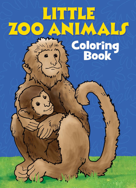 Little Zoo Animals Coloring Book (Miniature Edition) by Roberta Collier, 9780486264035