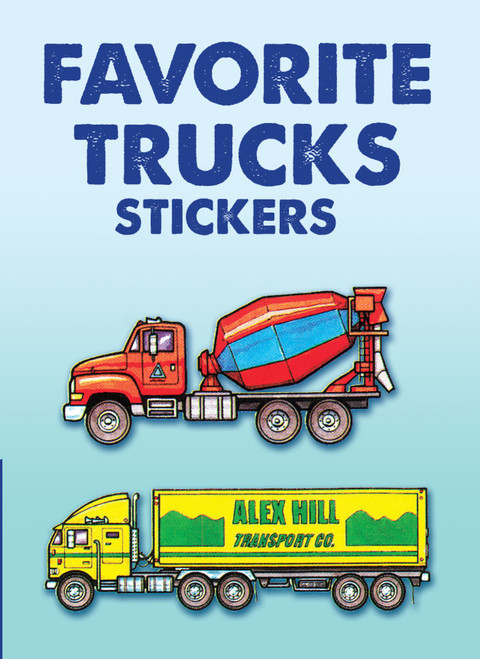 Favorite Trucks Stickers (Miniature Edition) by Bruce LaFontaine, 9780486423425