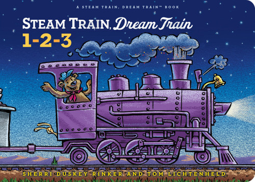 Steam Train, Dream Train 1-2-3 by Sherri Duskey Rinker, Tom Lichtenheld, 9781452149141