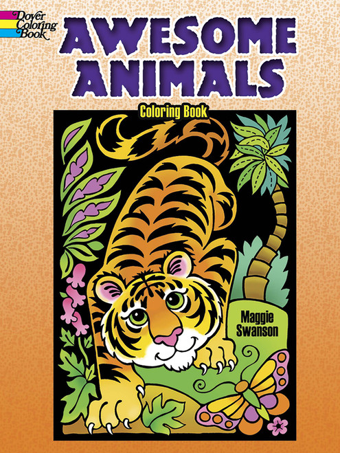 Awesome Animals Coloring Book by Maggie Swanson, 9780486804965