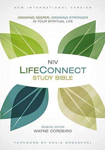 NIV, LifeConnect Study Bible, Hardcover, Red Letter Edition (Growing Deeper, Growing Stronger in Your Spiritual Life) by Wayne Cordeiro, 9780310426400