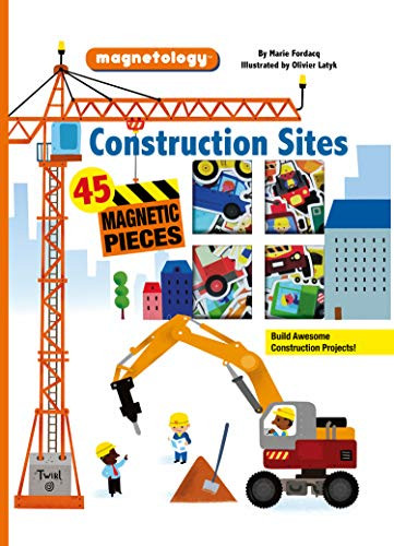 Construction Sites (45 Magnetic Pieces) by Marie Fordacq, Olivier Latyk, 9791027601455
