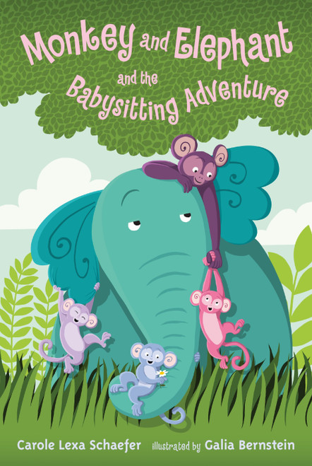 Monkey and Elephant and the Babysitting Adventure by Carole Lexa Schaefer, Galia Bernstein, 9780763665357