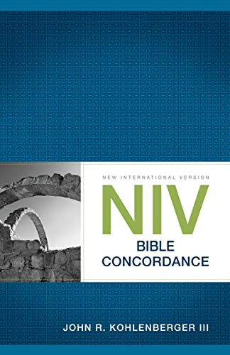 NIV Bible Concordance by John R. Kohlenberger III, 9780310494904