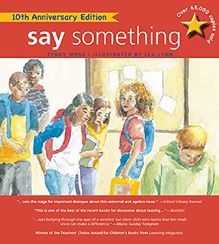 Say Something (10th Anniversary Edition) - 9780884483601 by Peggy Moss, Lea Lyon, 9780884483601