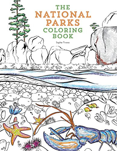 The National Parks Coloring Book by Sophie Tivona, 9780062560018