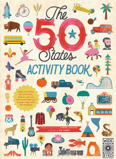 The 50 States: Activity Book (Maps of the 50 States of the USA) by Gabrielle Balkan, Sol Linero, 9781847808622