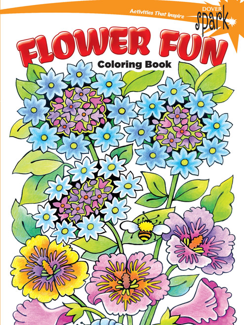 SPARK Flower Fun Coloring Book by Maggie Swanson, 9780486802152