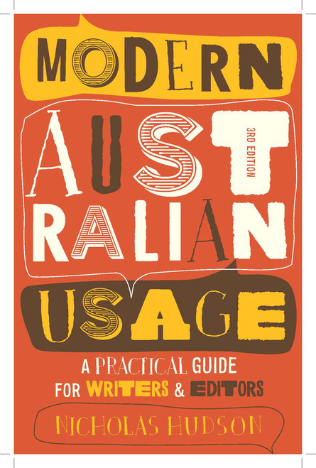 Modern Australian Usage by Nicholas Hudson, 9781760111557