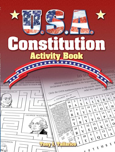 U.S.A. Constitution Activity Book by Tony J. Tallarico, 9780486809342