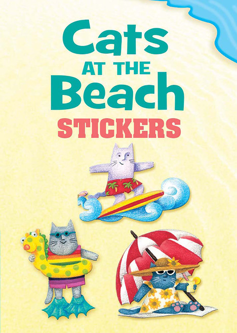 Cats at the Beach Stickers (Miniature Edition) by Beth J. Logan, 9780486467849