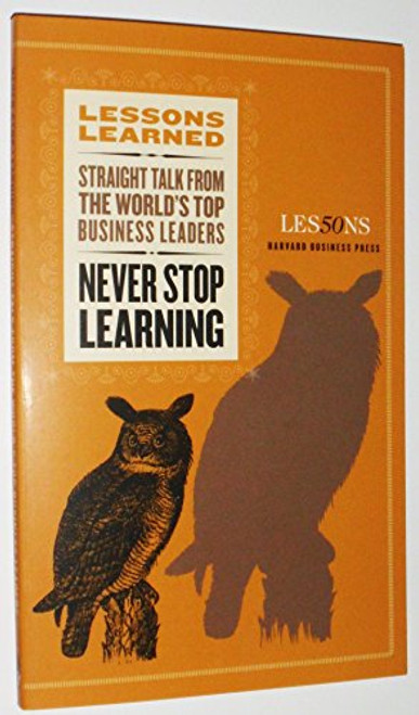 Never Stop Learning by Fifty Lessons, 9781422139905