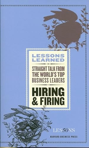 Hiring and Firing by Fifty Lessons, 9781422123089