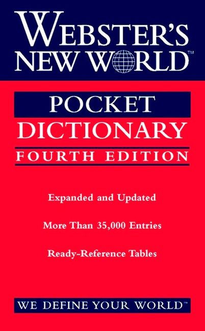 Webster's New World Pocket Dictionary (Miniature Edition) by Editors of Webster's New World Coll, 9780544986619