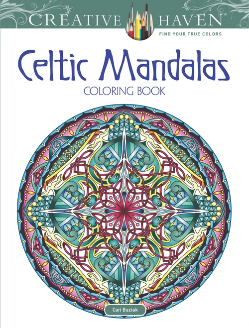 Creative Haven Celtic Mandalas Coloring Book by Cari Buziak, 9780486814230