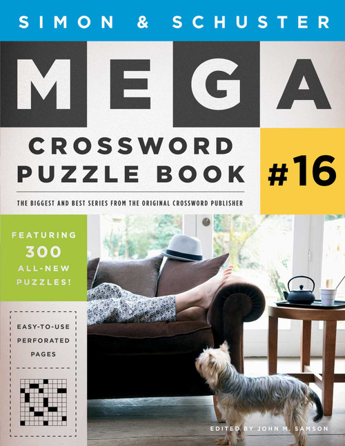 Simon & Schuster Mega Crossword Puzzle Book #16 by John M. Samson, 9781501138010