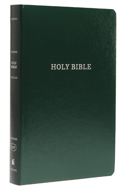 KJV Holy Bible: Gift and Award, Green Leather-Look, Red Letter, Comfort Print: King James Version by Thomas Nelson, 9780718097974
