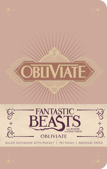 Fantastic Beasts and Where to Find Them: Obliviate Hardcover Ruled Notebook (Miniature Edition) by Insight Editions, 9781608879472
