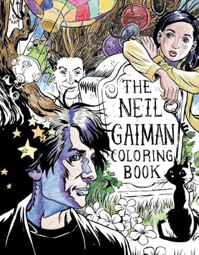 The Neil Gaiman Coloring Book (Coloring Book for Adults and Kids to Share) by Neil Gaiman, Jill Thompson, 9780062652973