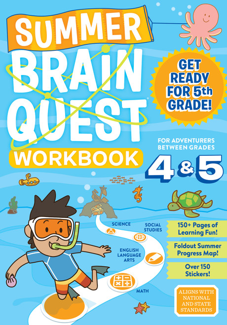 Summer Brain Quest: Between Grades 4 & 5 by Workman Publishing, Bridget Heos, Claire Piddock, Edison Yan, Chad Thomas, Kim Tredick, 9780761189206