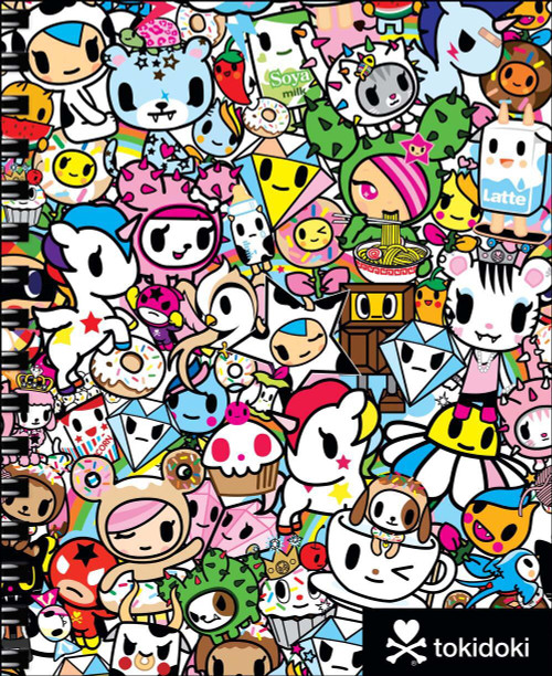tokidoki Sketchbook with Spiral Hardcover Blank Sketch Book, 9 x 11-Inches by tokidoki, 9781454921899