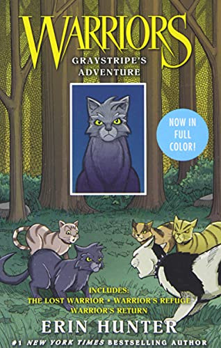 Warriors: Graystripe's Adventure: 3 Full-Color Warriors Books in 1 (The Lost Warrior, Warrior's Refuge, Warrior's Return) by Erin Hunter, James L. Barry, 9780062573001