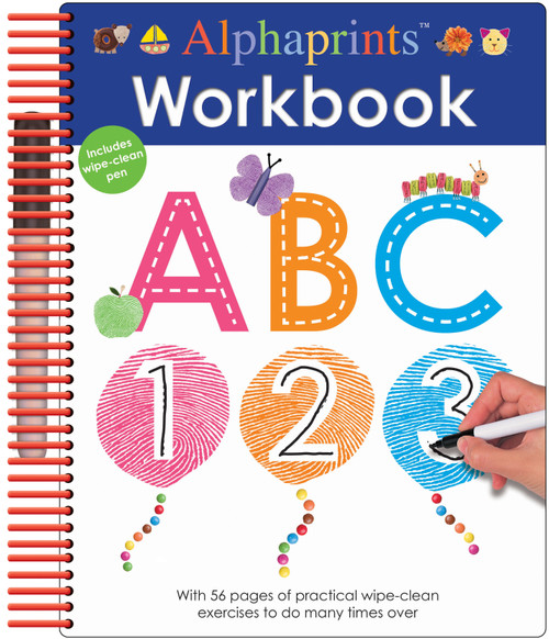 Alphaprints Workbook ABC (Wipe Clean Activity Book) by Roger Priddy, 9780312521523