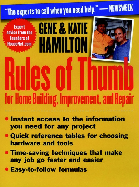 Rules of Thumb for Home Building, Improvement, and Repair by Katie Hamilton, Gene Hamilton, 9780471309833