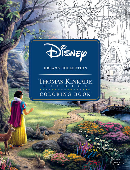 Disney Dreams Collection Thomas Kinkade Studios Coloring Book by Thomas Kinkade, Thomas Kinkade Studios, 9781449483180