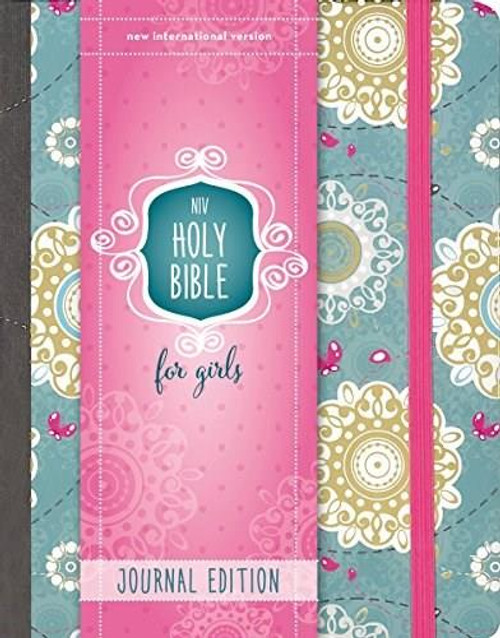 NIV Holy Bible for Girls, Journal Edition, Hardcover, Turquoise, Elastic Closure by  Zondervan, 9780310758969