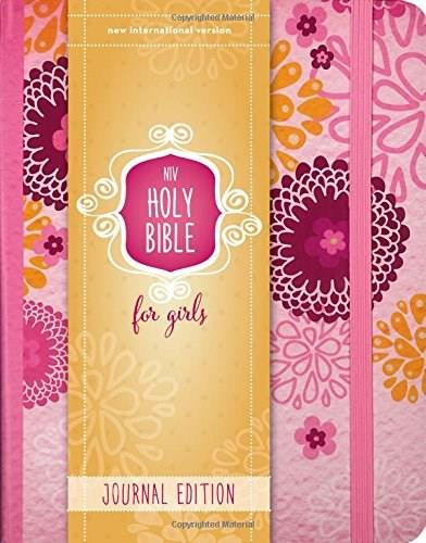 NIV Holy Bible for Girls, Journal Edition, Hardcover, Pink, Elastic Closure by  Zondervan, 9780310759065