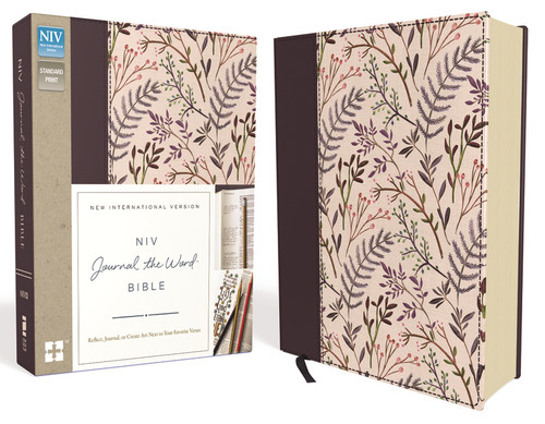 NIV, Journal the Word Bible, Cloth over Board, Pink Floral (Reflect, Journal, or Create Art Next to Your Favorite Verses) by  Zondervan, 9780310445166