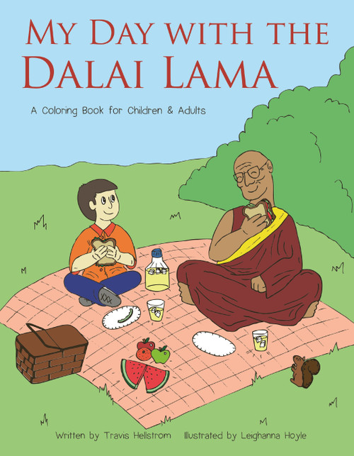 My Day with the Dalai Lama (A Coloring Book for All Ages) by Travis Hellstrom, Leighanna Hoyle, 9781578266395