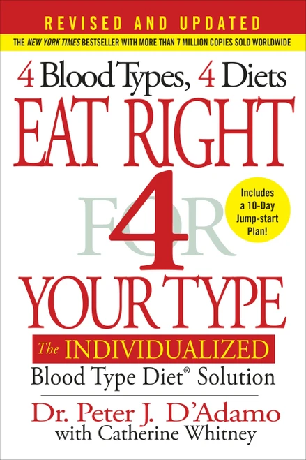 Eat Right 4 Your Type (Revised and Updated) (The Individualized Blood Type Diet® Solution) by Dr. Peter J. D'Adamo, Catherine Whitney, 9780399584169