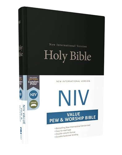 NIV, Church Bible (Value Pew Bible), Hardcover, Black by Zondervan, 9780310446200