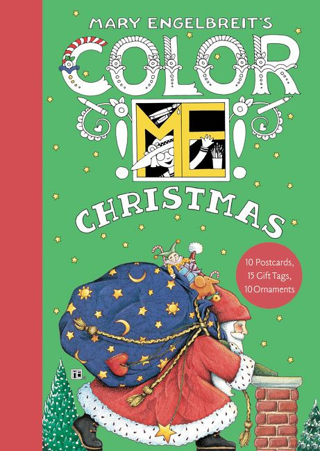 Mary Engelbreit's Color ME Christmas Book of Postcards (A Christmas Holiday Book for Kids) by Mary Engelbreit, Mary Engelbreit, 9780062663276