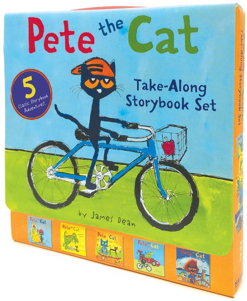 Pete the Cat Take-Along Storybook Set (A Box of 5 Books) by James Dean, Kimberly Dean, James Dean, 9780062404473