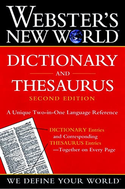 Webster's New World Dictionary And Thesaurus, (paper Edition) by The Editors of the Webster's New Wo, 9780764565458