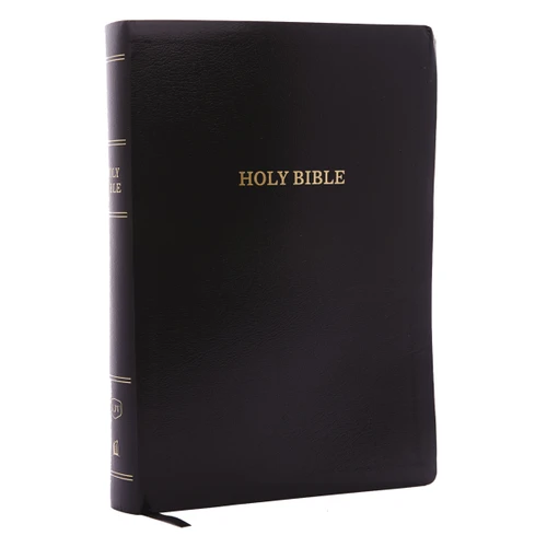 KJV Holy Bible: Super Giant Print with 43,000 Cross References, Black Leather-look, Red Letter, Comfort Print: King James Version by Thomas Nelson, 9780785215615