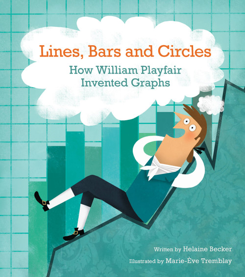 Lines, Bars and Circles (How William Playfair Invented Graphs) by Helaine Becker, Marie-Ève Tremblay, 9781771385701