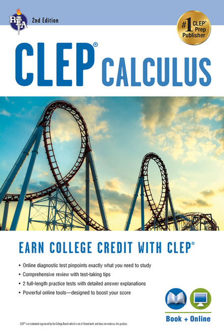CLEP® Calculus Book + Online by Gregory Hill, Mel Friedman, 9780738611013