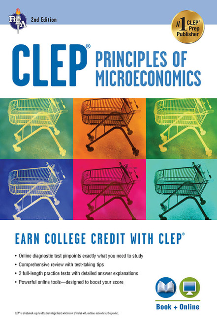 CLEP® Principles of Microeconomics Book + Online by Richard Sattora, 9780738610283