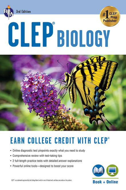 CLEP® Biology Book + Online by Laurie Ann Callihan, 9780738611020
