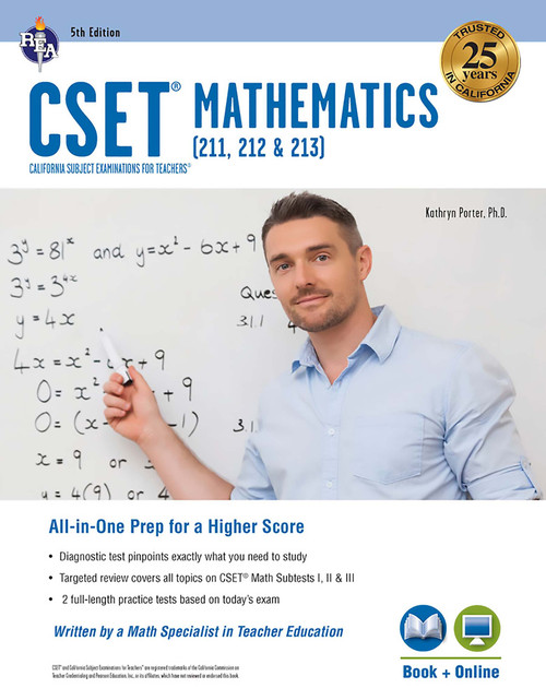 CSET Mathematics Book + Online by Kathryn Porter, 9780738612096