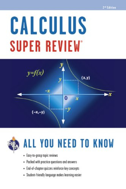 Calculus Super Review by Editors of REA, 9780738611068
